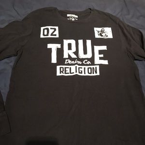 True Religion Long Sleeve Shirt (Navy)